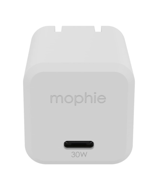 Cargador de Pared mophie USB-C de carga rápida GaN hasta 30W para smartphones, Laptops, tabletas y notebooks