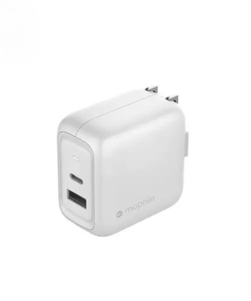 Cargador de pared Mophie PD 65W GaN de 2 puertos